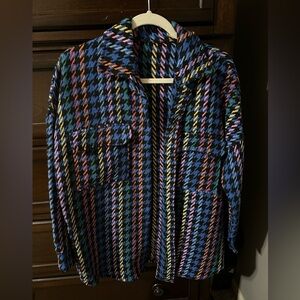 Houndstooth tweed jacket